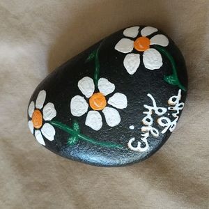 Hand painted, one of a kind rock